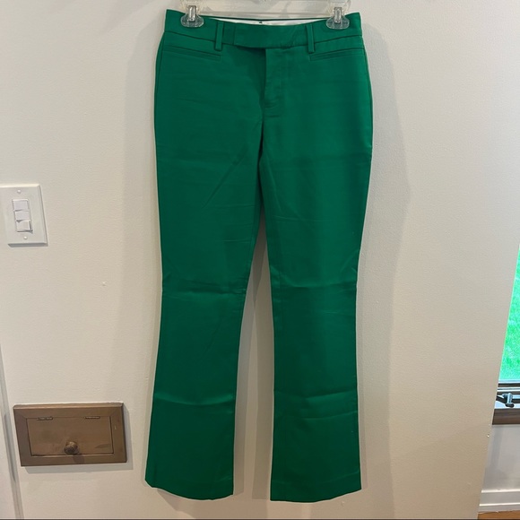 Green Boot Cut Pants - Picture 1 of 3